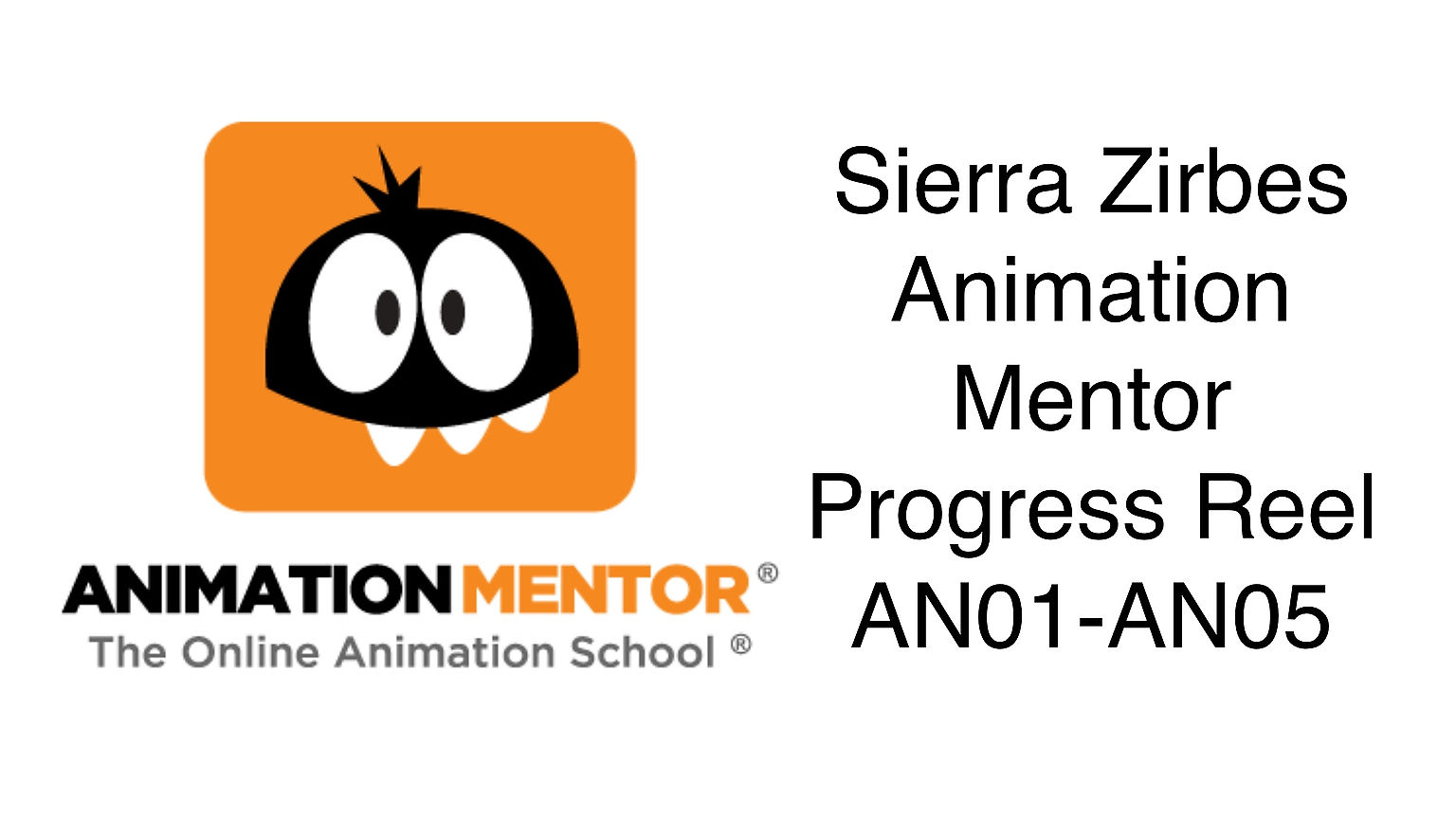 Animation Mentor Progress Reel